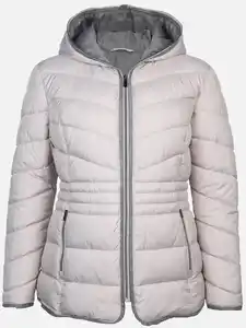 Große Größen Steppjacke Beige