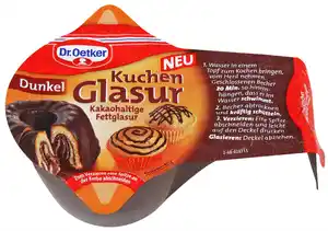 DR. OETKER Kuchen-Glasur, 125-g-Becher