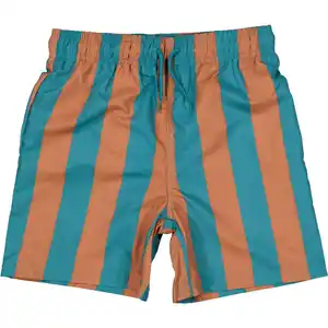 Jungen Badeshorts, Dunkelgrün, 170/176