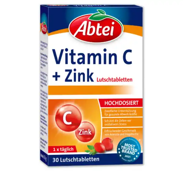 Bild 1 von ABTEI Vitamin C + Zink*