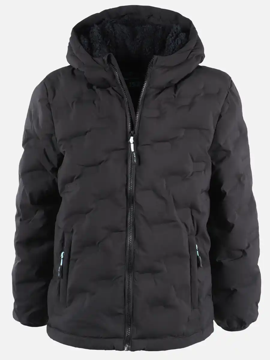 Bild 1 von Mädchen Winterjacke mit Kapuze Schwarz