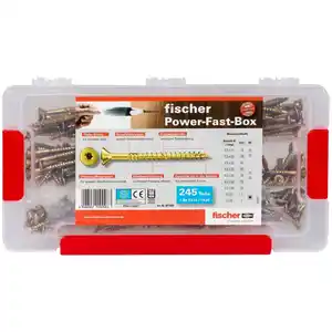 FISCHER Power-Fast-Schrauben-Box, 245-teilig