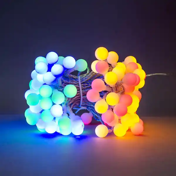 Bild 2 von X4-LIFE LED Kugeln Lichterkette RGB