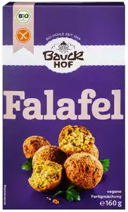 BAUCK MÜHLE Bio-Falafel- oder Burger- Mischung, 160-g-Packg.