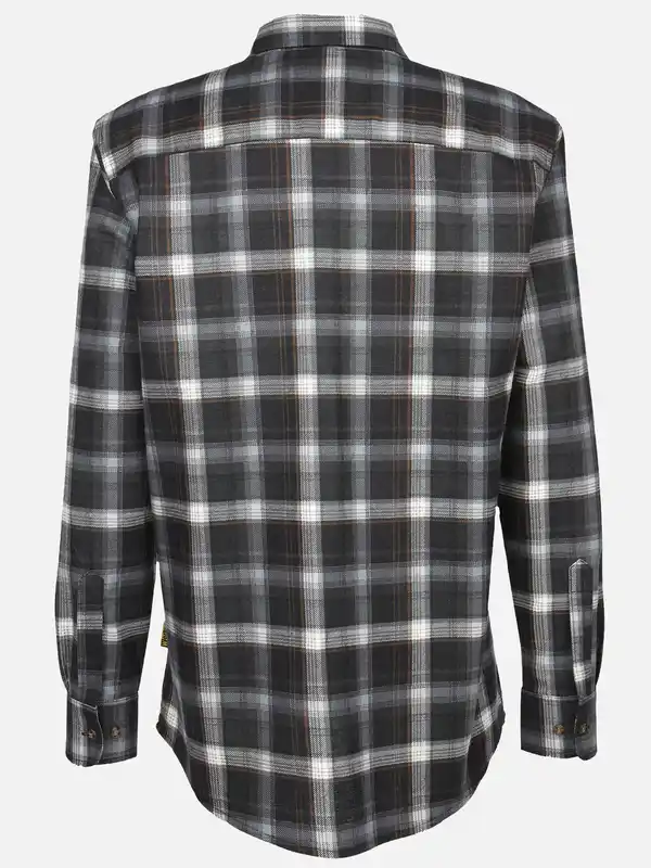 Bild 2 von Herren Flanellhemd Schwarz