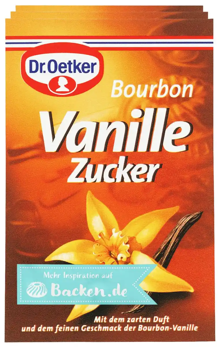 Bild 1 von DR. OETKER Bourbon-Vanillezucker, Vanillinzucker, Backin, 24 - 160-g-Packg.