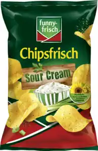 funny-frisch Chipsfrisch Sour Cream, 150 g