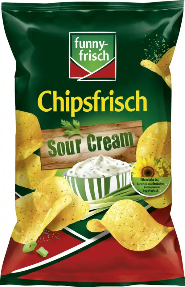 Bild 1 von funny-frisch Chipsfrisch Sour Cream, 150 g