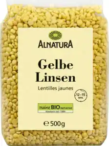 Alnatura Bio Gelbe Linsen, 0,5 kg