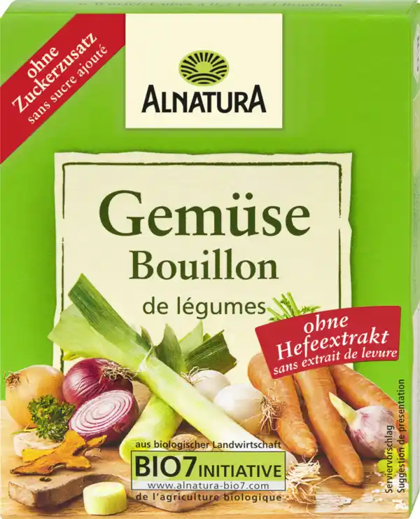 Bild 1 von Alnatura Gemüsebouillon (Würfel), 3 L