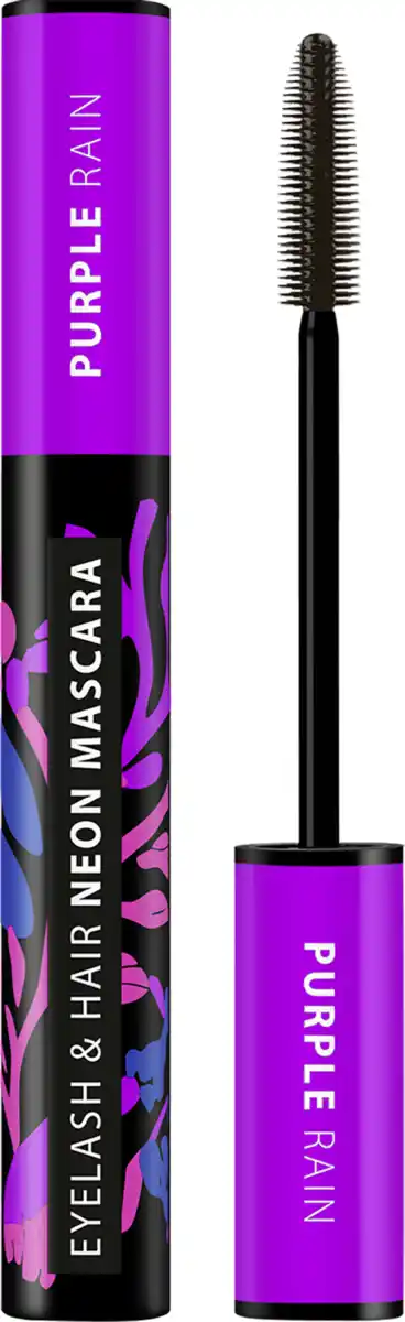Bild 1 von Dermacol Eyelash & Hair Neon mascara Purple Rain, 9 g