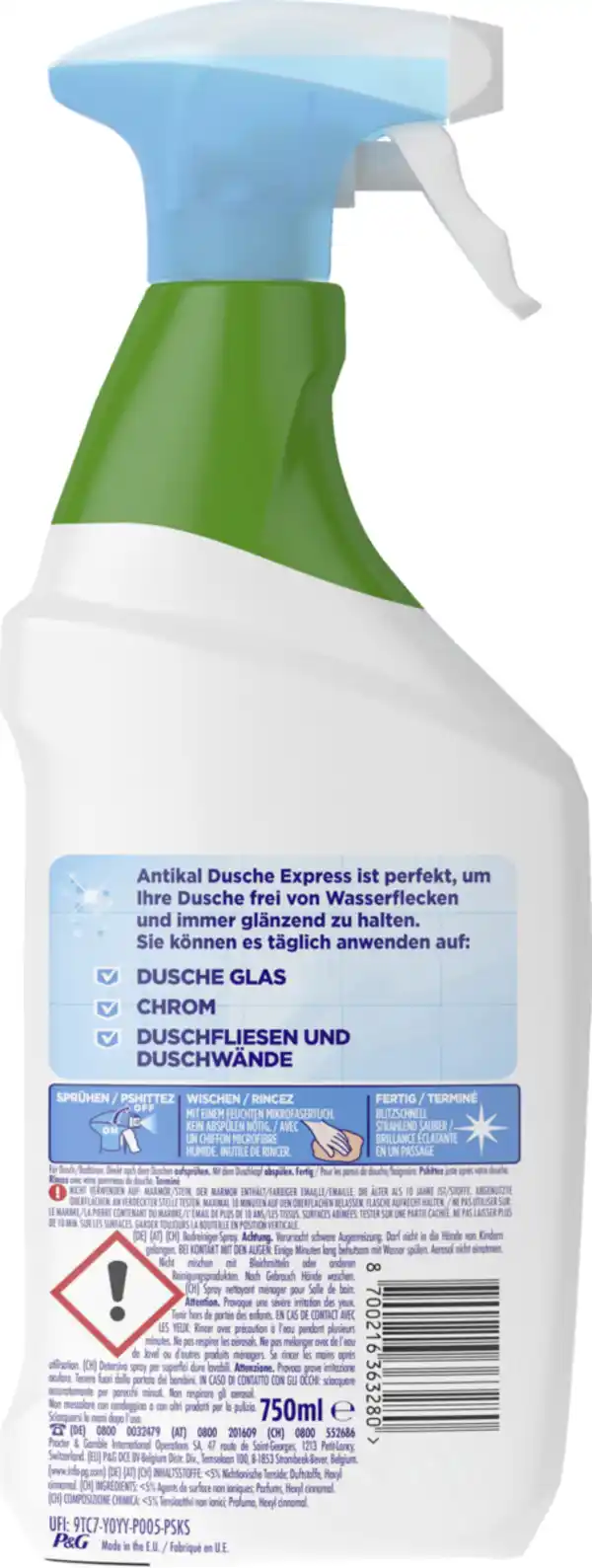 Bild 2 von Antikal Entkalker Dusche Express, 750 ml