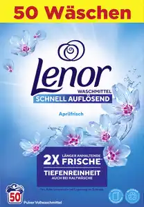 Lenor Vollwaschmittel Pulver Aprilfrisch 50 WL