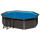 Bild 1 von Gre Pool-Set 2024, Grau, Holzwerkstoff, 386x124x804 cm, Freizeit, Pools und Wasserspaß, Pools, Aufstellpools