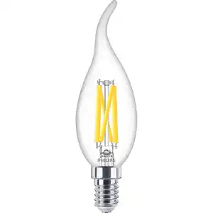 Philips LED-Lampe Kerzenform 'WarmGlow' 40 W E14 470 lm klar, dimmbar