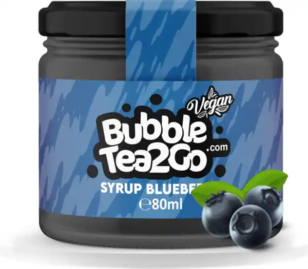 Bild 1 von BubbleTea2Go Sirup Blueberry, 100 g