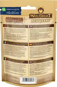 Wolfsblut Hundesnack Meat Jerky Wild Duck Turkey, 80 g