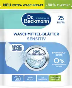 Dr. Beckmann Magic Leaves Waschmittel-Blätter Sensitiv 25 WL