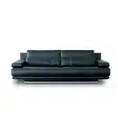 Bild 1 von Rolf Benz 3-Sitzer-Sofa 6500, Schwarz, Leder, Echtleder, Nappaleder, 226x89x92 cm, Made in Germany, Goldenes M, Rücken echt, Hocker erhältlich, Stoffauswahl, Lederauswahl, Fußauswahl, Typenauswahl