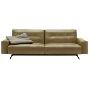 Rolf Benz 3-Sitzer-Sofa RB 50, Olivgrün, Leder, Echtleder, Nappaleder, 212x81x93 cm, Goldenes M, Made in Germany, Typenauswahl, Fußauswahl, Lederauswahl, Stoffauswahl, Hocker erhältlich, Wohnzimme