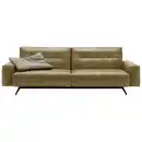 Bild 1 von Rolf Benz 3-Sitzer-Sofa RB 50, Olivgrün, Leder, Echtleder, Nappaleder, 212x81x93 cm, Goldenes M, Made in Germany, Typenauswahl, Fußauswahl, Lederauswahl, Stoffauswahl, Hocker erhältlich, Wohnzimme