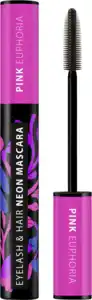 Dermacol Eyelash & Hair Neon mascara Pink Euphoria, 9 g