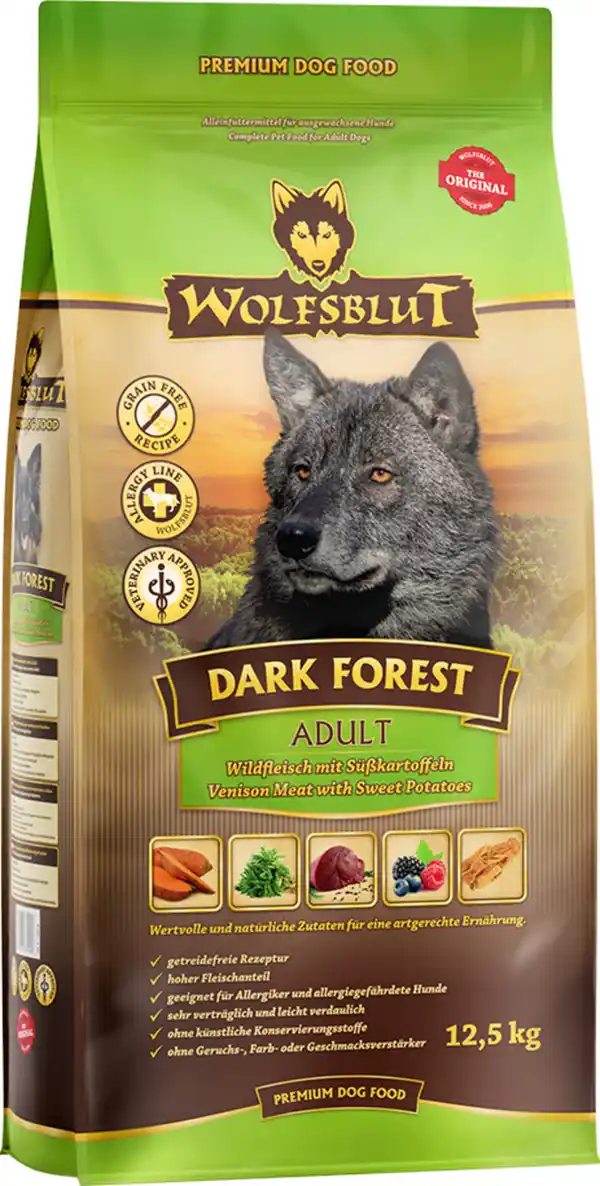 Bild 1 von Wolfsblut Hundefutter Dark Forest Adult, 12,5 kg