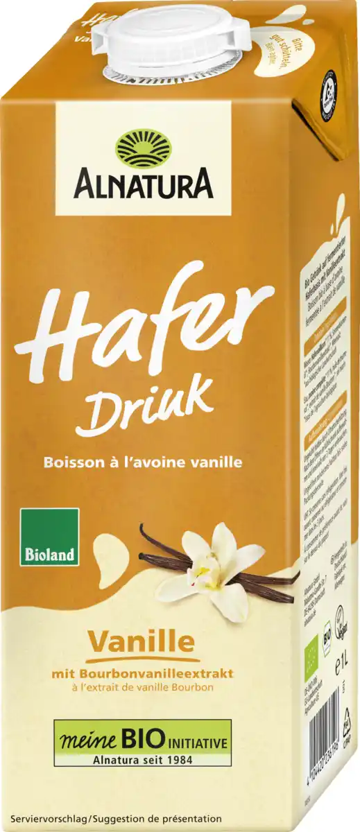 Bild 2 von Alnatura Bio Hafer Drink Vanille Bioland, 1 L