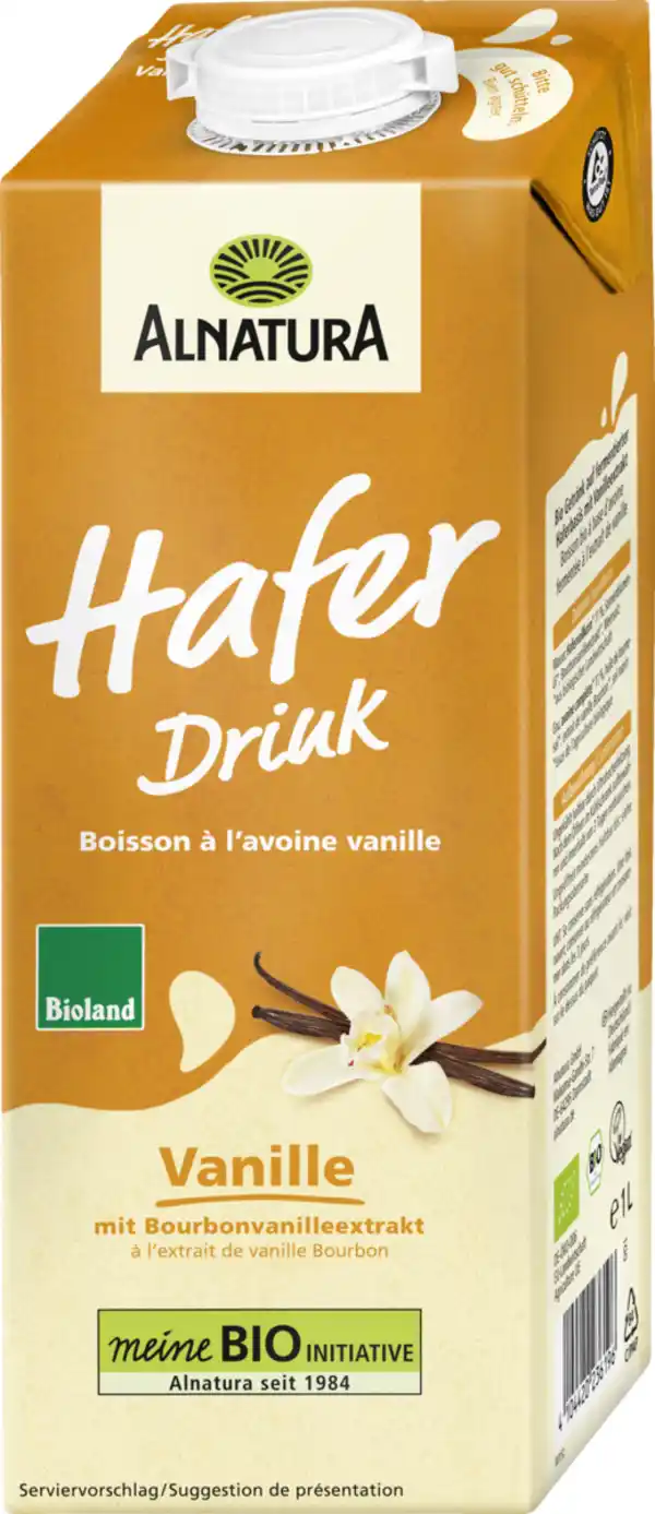 Bild 2 von Alnatura Bio Hafer Drink Vanille Bioland, 1 L