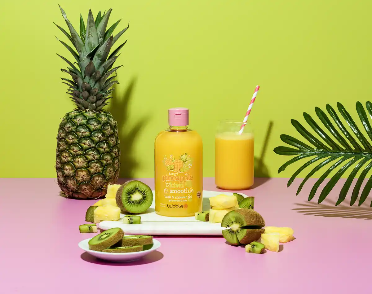Bild 2 von bubble t Smoothie Ananas & Kiwi Bade- & Duschgel, 500 ml