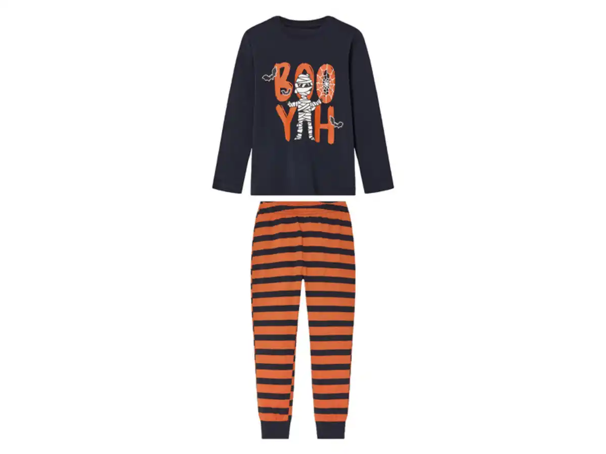 Bild 1 von lupilu® Kinder Pyjama, mit leuchtendem Print