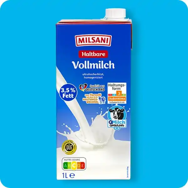 Bild 1 von MILSANI H-Milch, Vollmilch