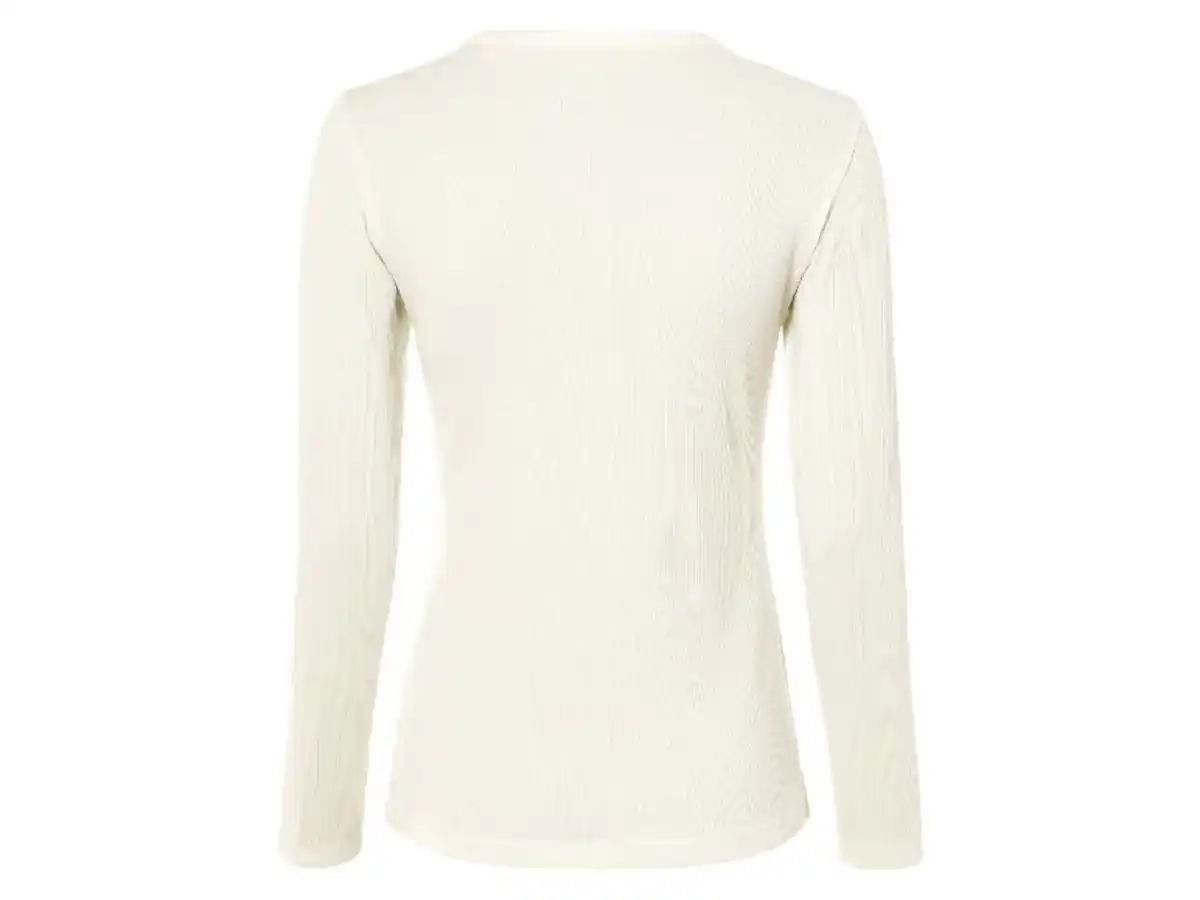 Bild 3 von esmara® Damen geripptes Langarmshirt, mit Bio-Baumwolle