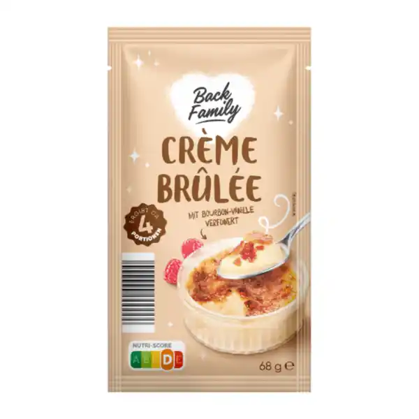 Bild 1 von BACK FAMILY Crème Brûlée 68g