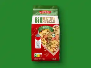 Combino Bio Herzchen Nudeln Tricolore,  500 g