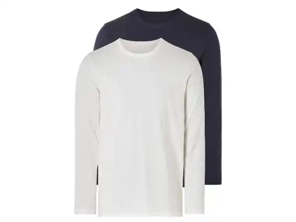 Bild 2 von LIVERGY® Herren Langarmshirts, 2 Stück, körpernah geschnitten