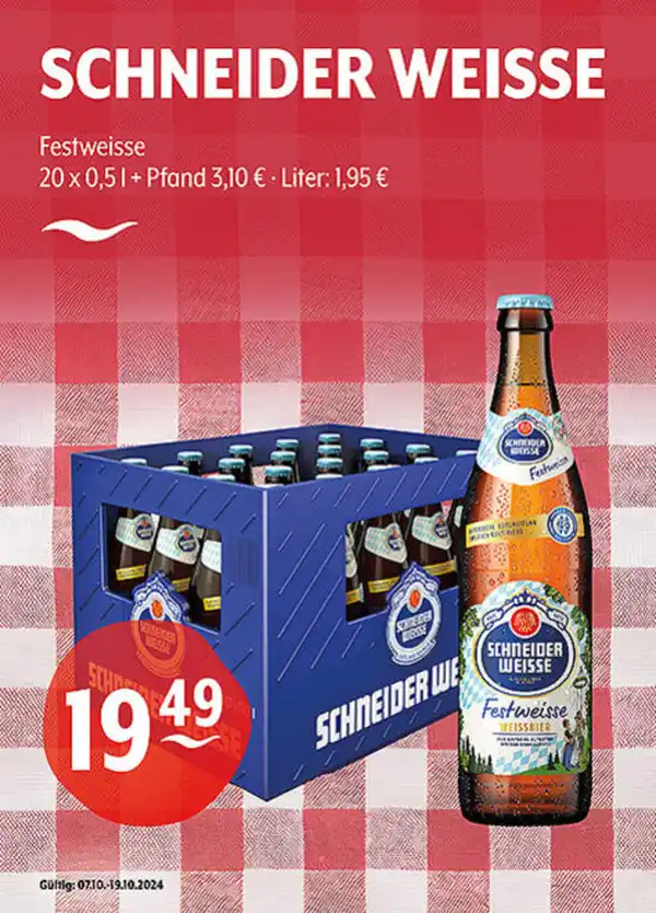 Bild 1 von SCHNEIDER WEISSE Festweisse