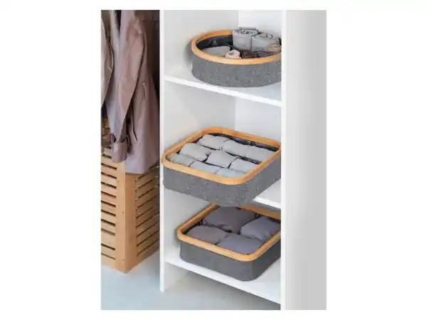 Bild 2 von Wenko Bambus Wäscheorganizer universell