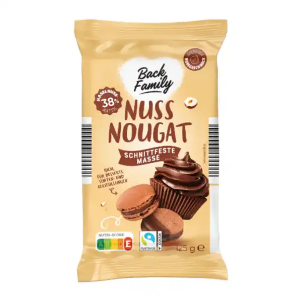 Bild 1 von BACK FAMILY Nuss-Nougat 125g