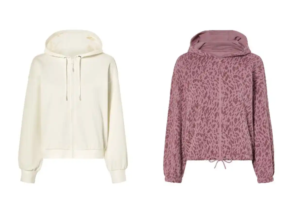 Bild 1 von esmara® Damen Sweatjacke, mit Baumwolle