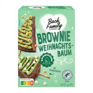 BACK FAMILY Brownie-Weihnachtsbaum 400g