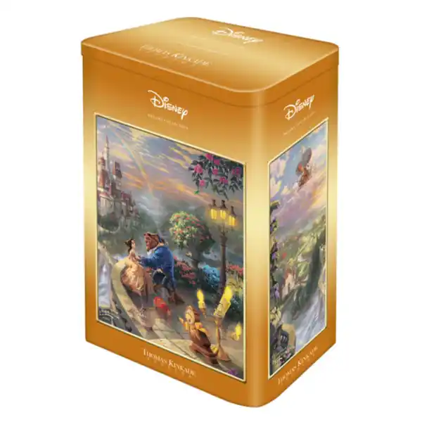 Bild 1 von Puzzle T. Kinkade, 500 Teile, in Metalldose, Disney, Die Schöne und das Biest