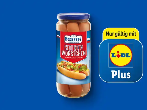 Bild 1 von McEnnedy Hot Dog Würstchen,  550 g