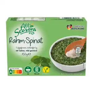 ALL SEASONS Rahmspinat 450g