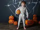 Bild 3 von lupilu® Kleinkinder Schlafoverall mit Halloween-Motiv