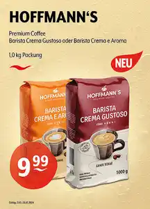 HOFFMANN'S Premium Coffee Barista Crema Gustoso oder Barista Crema e Aroma