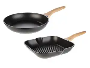 LIVARNO home Grill-/ Bratpfanne Ø 28 cm schwarz