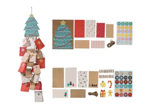 Bild 1 von crelando® Adventskalender-Bastel-Set