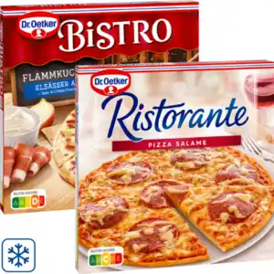 Dr. Oetker Ristorante Pizza, Piccola oder Bistro Flammkuchen