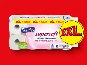 Floralys Supersoft Premium Toilettenpapier XXL